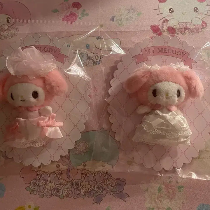 [BUNJANG] Lady My Melody Brooch Bundle Set / 레이디 마이멜로디 브로치 2개일괄
