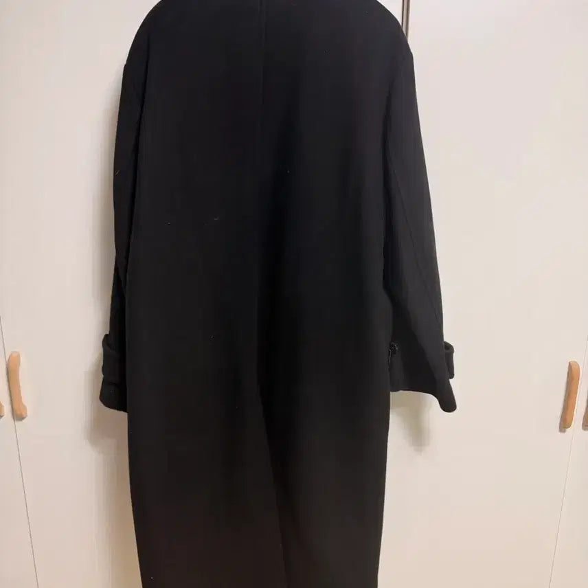 [BUNJANG] INSILENCE Oversized Double Coat Black L / 인사일런스 오버핏 더블코트L