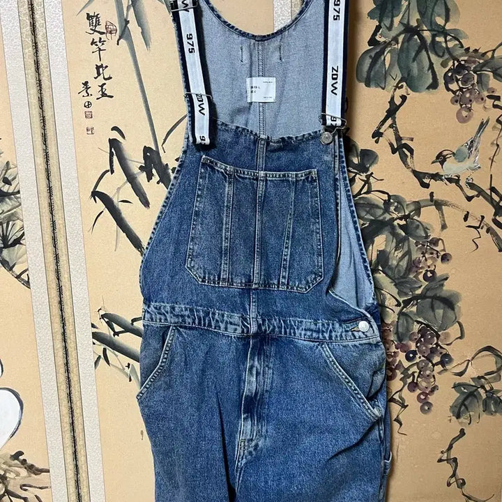 [SOLD OUT] 자라 ZARA Z1975 데님 하프 점프수트 (L)