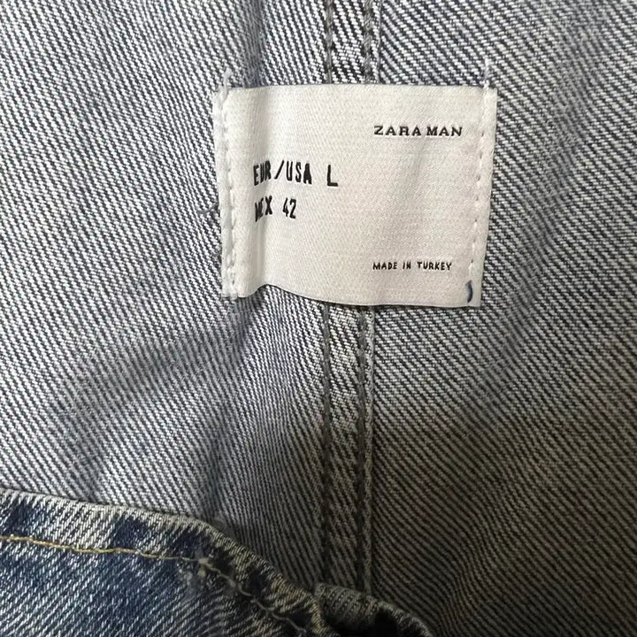 [SOLD OUT] 자라 ZARA Z1975 데님 하프 점프수트 (L)