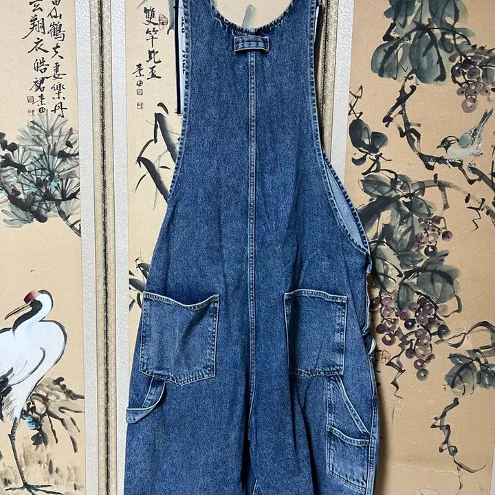 [SOLD OUT] 자라 ZARA Z1975 데님 하프 점프수트 (L)
