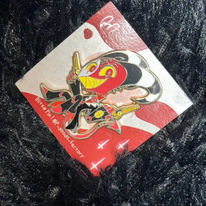 [BUNJANG] Helluva Boss Blitz Metal Enamel Badge / 헬루바보스 헬루바 비공굿 블리츠 블리초 금속 에나멜 뱃지
