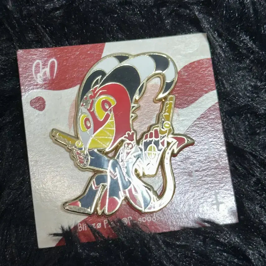[BUNJANG] Helluva Boss Blitz Metal Enamel Badge / 헬루바보스 헬루바 비공굿 블리츠 블리초 금속 에나멜 뱃지