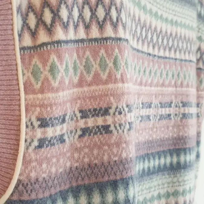 [BUNJANG] Thursday Island Jacquard Knit Vest / 써스데이아일랜드 자카드 니트 베스트 조끼