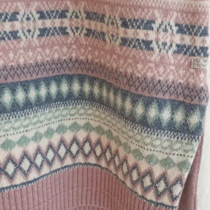 [BUNJANG] Thursday Island Jacquard Knit Vest / 써스데이아일랜드 자카드 니트 베스트 조끼