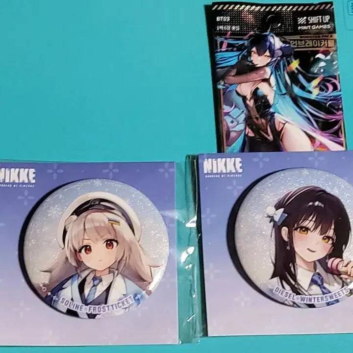 [BUNJANG] NIKKE Diesel Soline Frosty Ticket Badge / 니케 agf 디젤 솔린 프로스티켓 뱃지