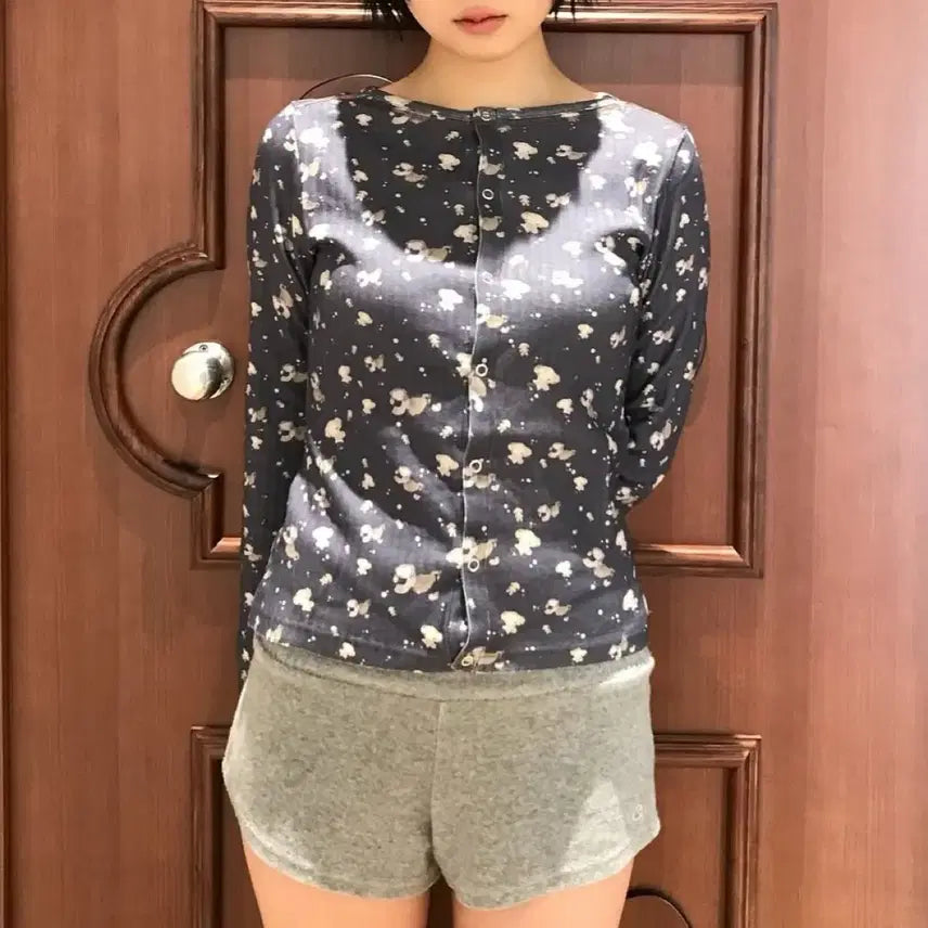 [SOLD OUT] 코이세이오 코튼 커들 롱슬리브 네이비
