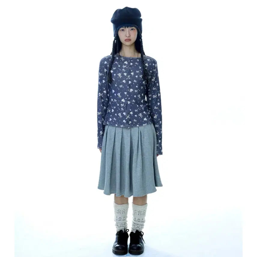 [SOLD OUT] 코이세이오 코튼 커들 롱슬리브 네이비