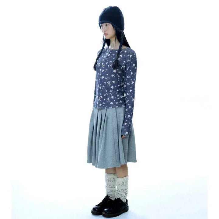 [SOLD OUT] 코이세이오 코튼 커들 롱슬리브 네이비