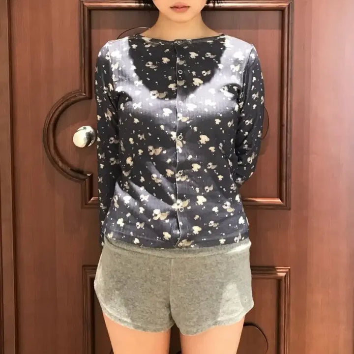 [SOLD OUT] 코이세이오 코튼 커들 롱슬리브 네이비