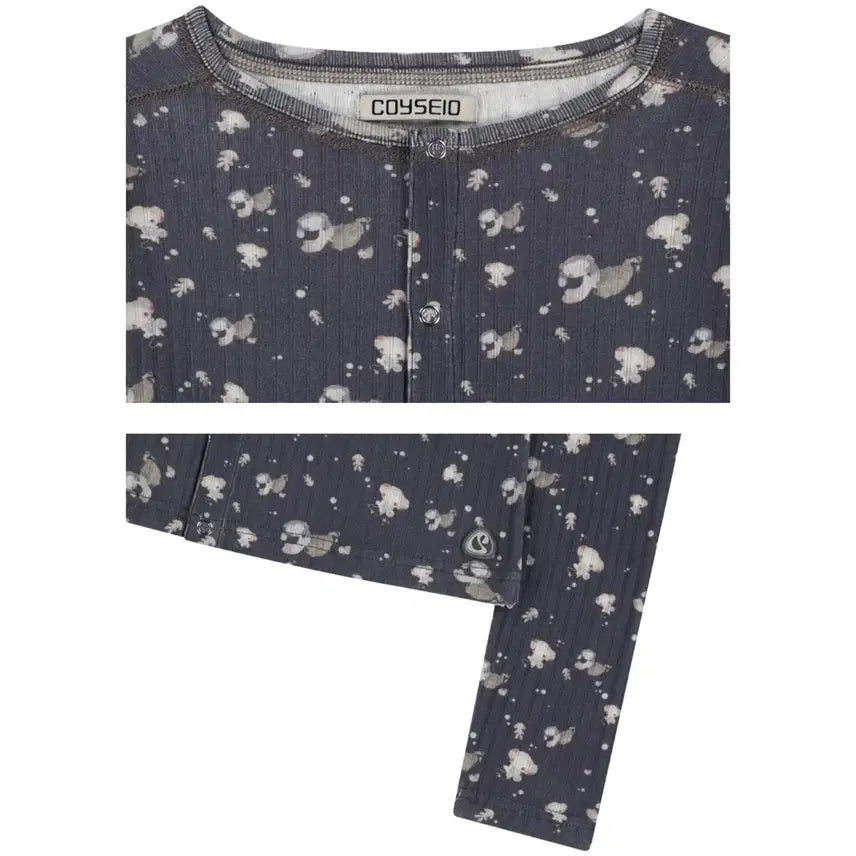 [SOLD OUT] 코이세이오 코튼 커들 롱슬리브 네이비