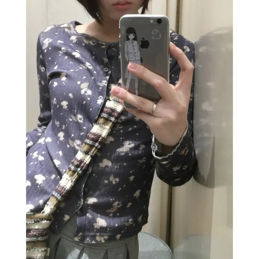[SOLD OUT] 코이세이오 코튼 커들 롱슬리브 네이비