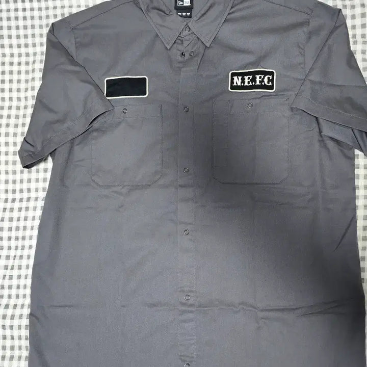 [BUNJANG] New Era Natural Born Work Shirt Charcoal XXL / 뉴에라 네추럴본 워크 셔츠 차콜 xxl