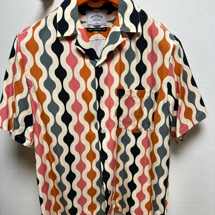 [BUNJANG] Português Hawaiian Camp Shirt (Size S) / 포르투기스 하와이안 캠프 셔츠 S사이즈