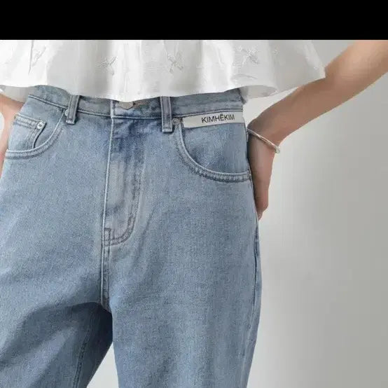 [BUNJANG] KimhaeKim Blue Wide Fit Denim Jeans / (새상품) 김해김 블루 와이드핏 데님