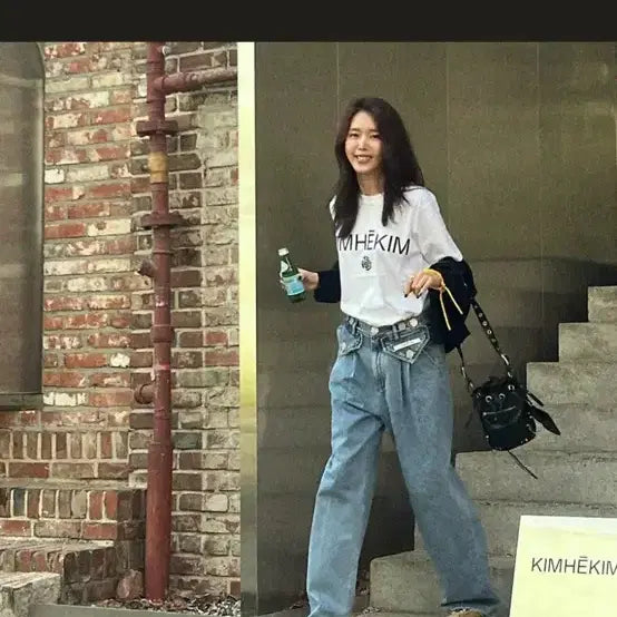 [BUNJANG] KimhaeKim Blue Wide Fit Denim Jeans / (새상품) 김해김 블루 와이드핏 데님