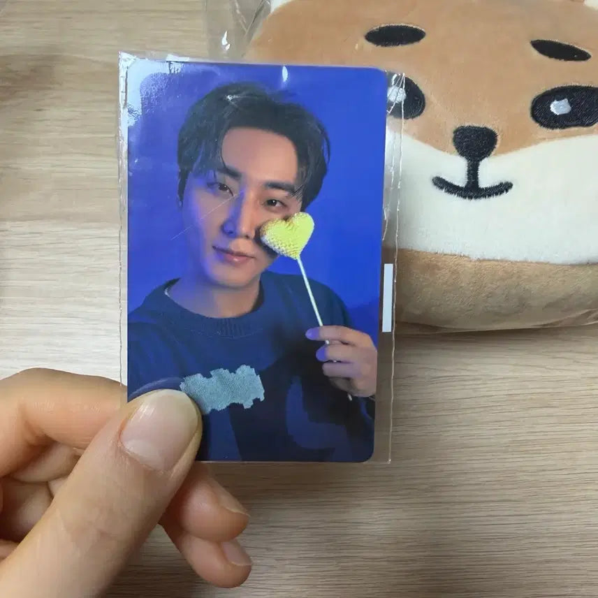 [BUNJANG] Day6 Denimals Reversible Pouch Young K POB Photocard Bundle / 데이식스 데니멀즈 리버서블 파우치 케(미개봉)+온라인 5만원 포카 영케이