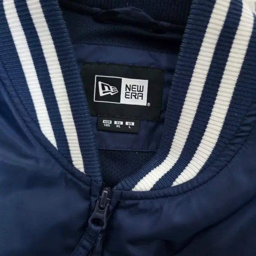 [BUNJANG] New Era Detroit Tigers Navy Varsity Jacket XL / 뉴에라 디트로이트 타이거 네이비 바시티 xl