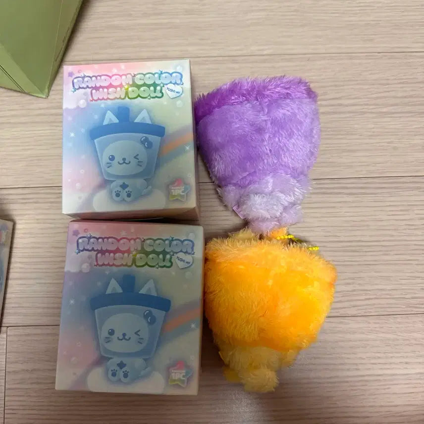 [BUNJANG] Bubble Cat Yellow Purple Sealed Photocard Holder / 버블냥 노랑 보라 미개봉 양도