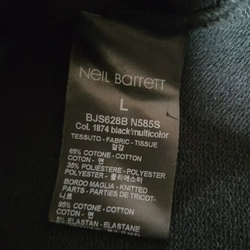 [BUNJANG] Neil Barrett Jodi Paulson Oversized Sweatshirt / 닐바렛 조디폴슨 오버핏 맨투맨 L