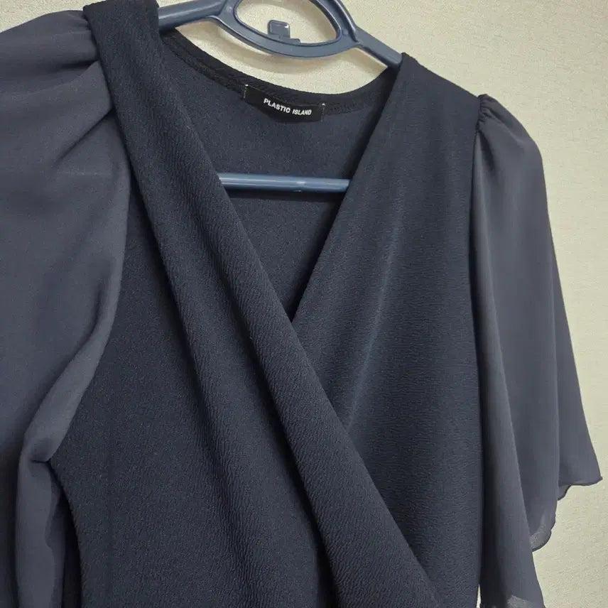 [BUNJANG] Plastic Island Navy Long Dress / 플라스틱아일랜드 여름 롱 원피스free