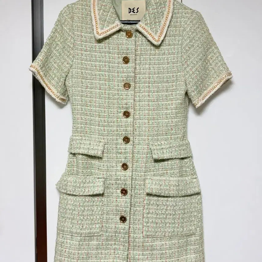 [BUNJANG] Blanche de Moon Tweed Mini Dress / 블랑드문 트위드 원피스 s