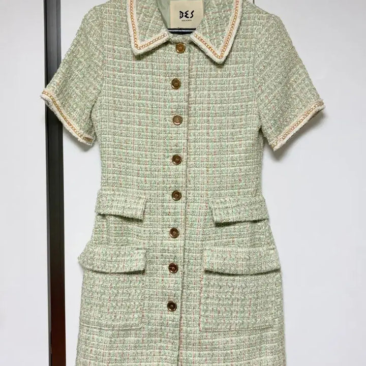 [BUNJANG] Blanche de Moon Tweed Mini Dress / 블랑드문 트위드 원피스 s