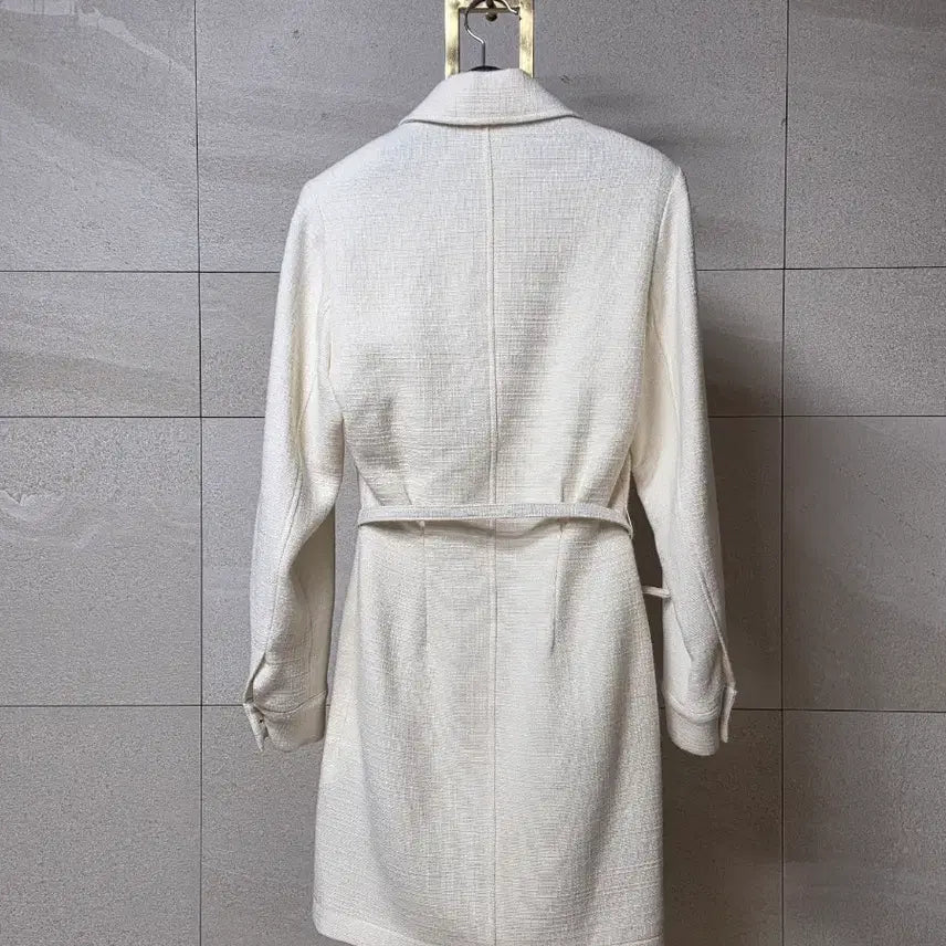 [BUNJANG] Angelo Bianco Wool 100% Belted Mini Dress / 안젤로 비앙코 울 100% 카라 벨티드 원피스
