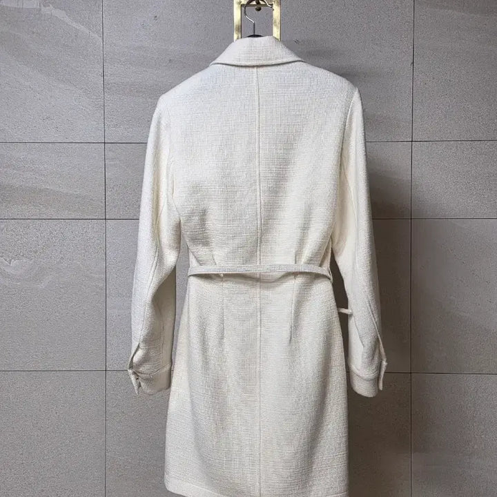 [BUNJANG] Angelo Bianco Wool 100% Belted Mini Dress / 안젤로 비앙코 울 100% 카라 벨티드 원피스