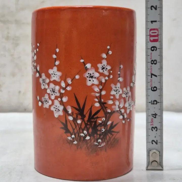 [BUNJANG] Antique Plum Blossom Ceramic Pencil Case / [도자기공주 골동품] 매화문 도자기 필통 (479번) +++