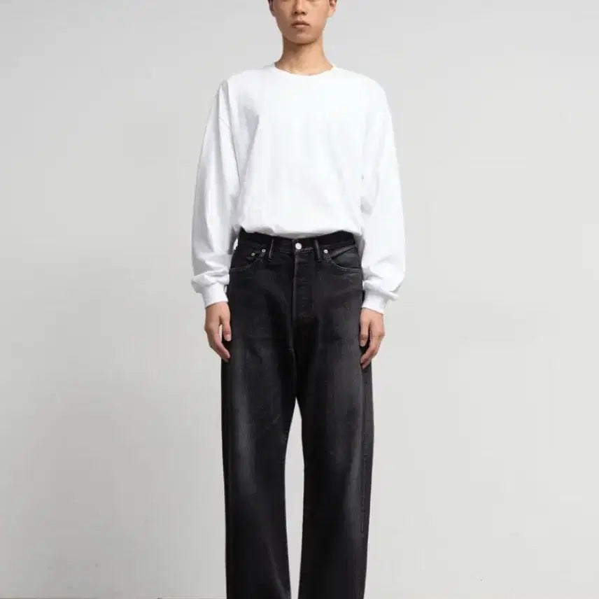 [BUNJANG] Graphpaper Selvedge Denim 5P Pants Washed Black / 그라프페이퍼 셀비지 데님 5P 팬츠 워시드 블랙 2