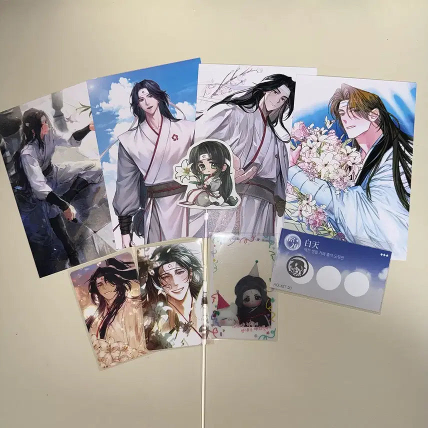 [BUNJANG] Hwasan Return Baekcheon Flower Cafe POB Photocard / 화산귀환 백천 플라워카페 전프레 플라워픽 엽서 포토카드