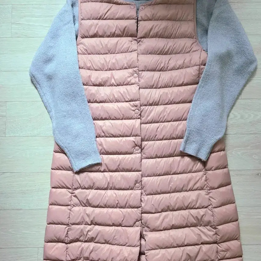 [BUNJANG] Tate Lightweight Down Long Vest (Size 77) / Tate 경량패딩다운롱조끼 77