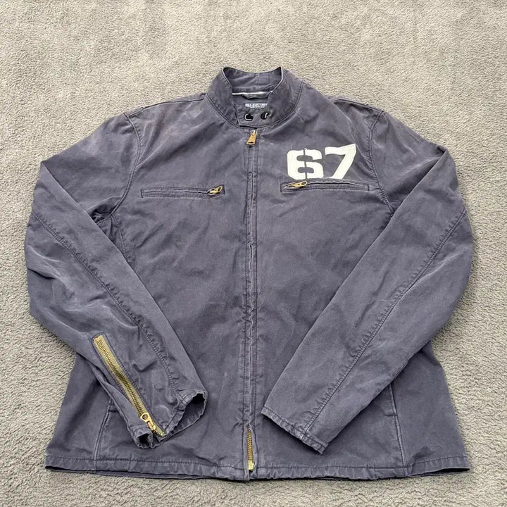 [BUNJANG] Polo Jeans Black US Flag Rider Jacket / [정품/M] Polo Jeans 폴로진스 블랙 성조기 라이더 자켓