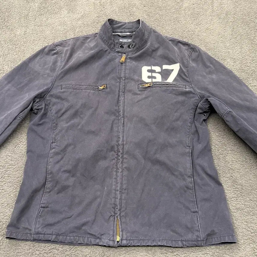 [BUNJANG] Polo Jeans Black US Flag Rider Jacket / [정품/M] Polo Jeans 폴로진스 블랙 성조기 라이더 자켓