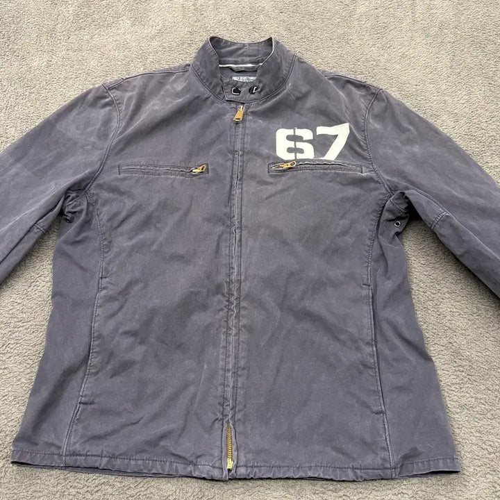[BUNJANG] Polo Jeans Black US Flag Rider Jacket / [정품/M] Polo Jeans 폴로진스 블랙 성조기 라이더 자켓