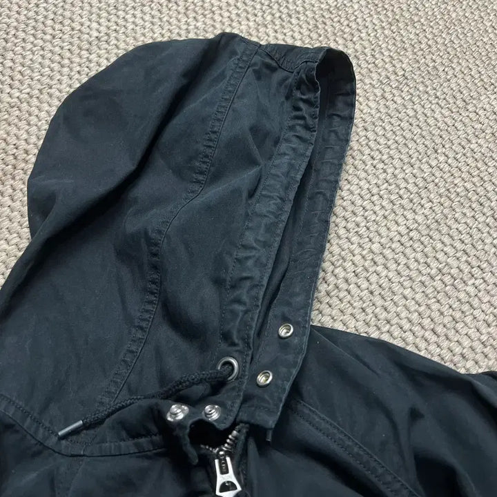 [BUNJANG] Polo Ralph Lauren Cotton Hoodie Jacket Black M / 폴로 랄프로렌 코튼 후드 자켓 블랙 M