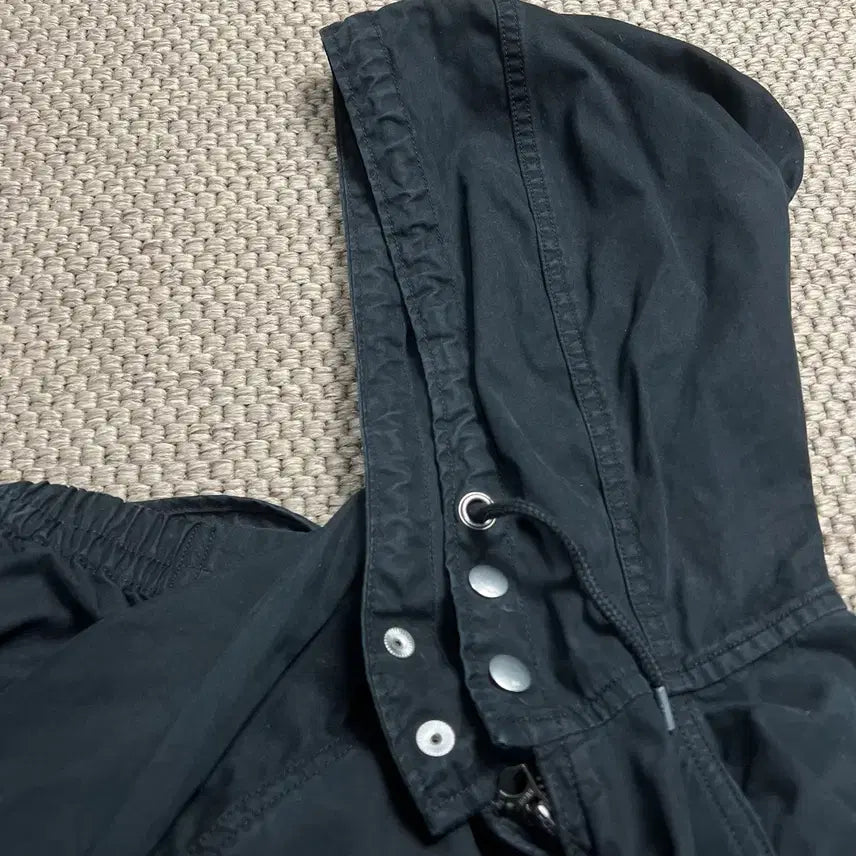 [BUNJANG] Polo Ralph Lauren Cotton Hoodie Jacket Black M / 폴로 랄프로렌 코튼 후드 자켓 블랙 M