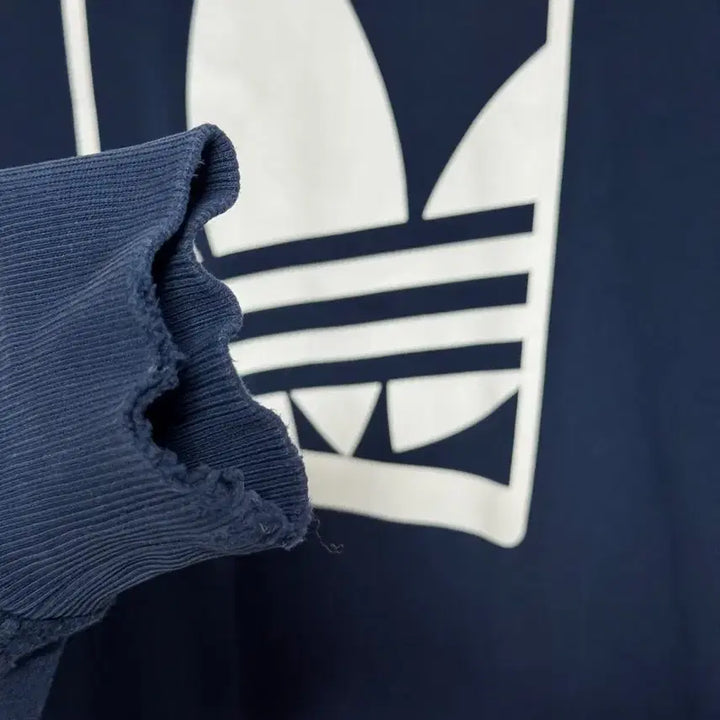 [BUNJANG] Adidas Navy Fleece Sweatshirt 105 / 아디다스 네이비 기모 맨투맨 105