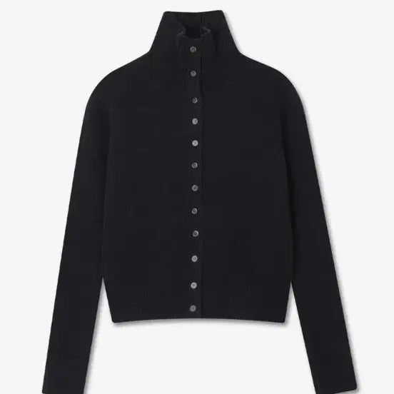 [BUNJANG] Michiko London High Neck Button Cardigan Black / 미치코런던 하이넥 버튼 가디건 블랙