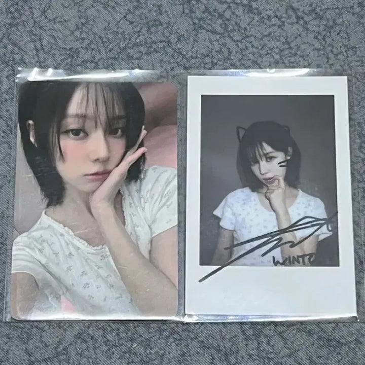 [SOLD OUT] 에스파 윈터 포카 미공포 특전 세트