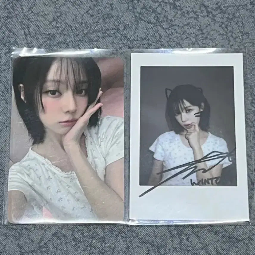 [SOLD OUT] 에스파 윈터 포카 미공포 특전 세트