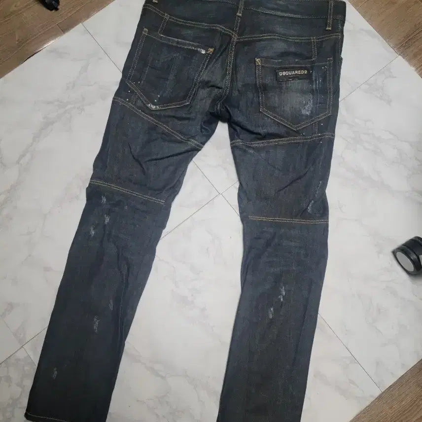 [BUNJANG] Dsquared2 Green Wash Denim Jeans / 디스퀘어드2 녹워싱 데님 청바지 46