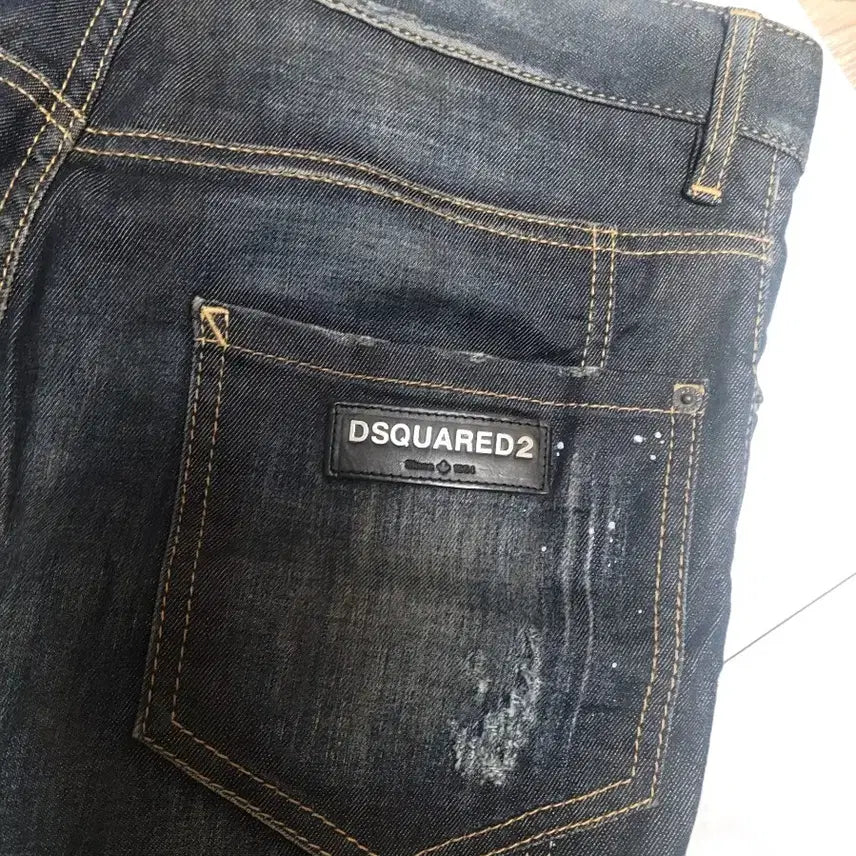 [BUNJANG] Dsquared2 Green Wash Denim Jeans / 디스퀘어드2 녹워싱 데님 청바지 46