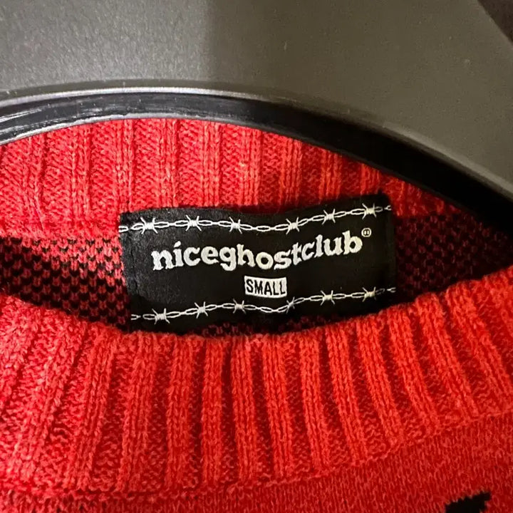 [BUNJANG] Nice Ghost Club 3 Stars Big Knit Sweater / 100) 나이스 고스트클럽 3스타즈 빅니트