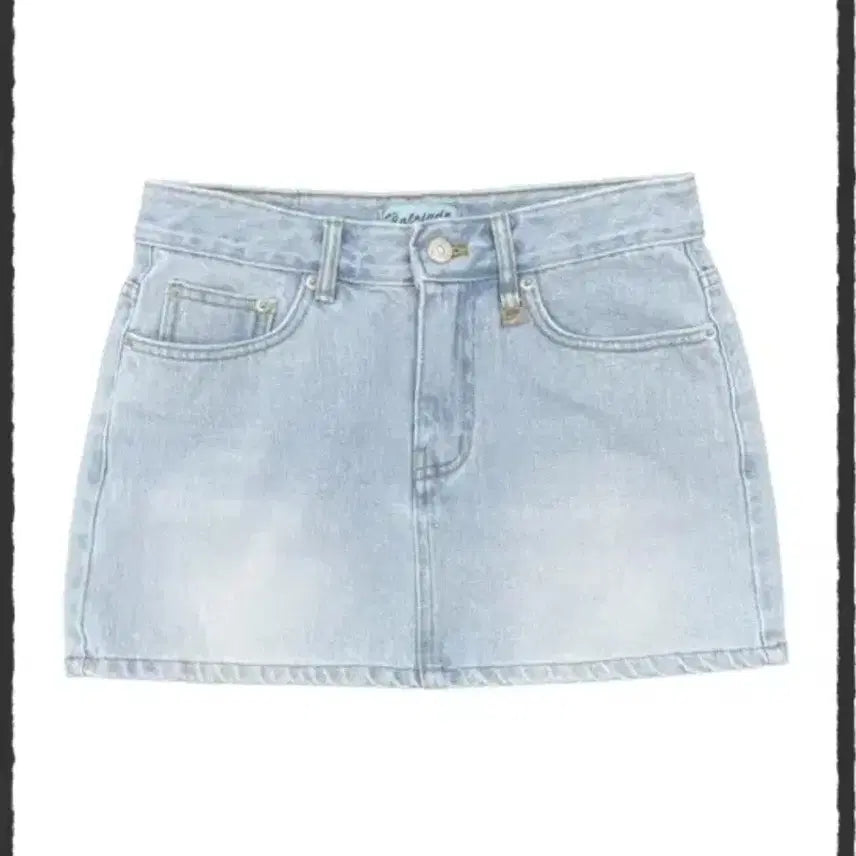 [BUNJANG] Pale Jade Ice Blue Micro Skirt / 페일제이드 아이스불루 마이크로 스커트