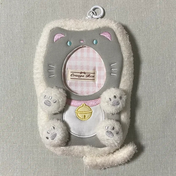 [BUNJANG] Gray Cat Doll Photocard Holder / 회색 고양이 인형 파우치 포카홀더 양도 판매