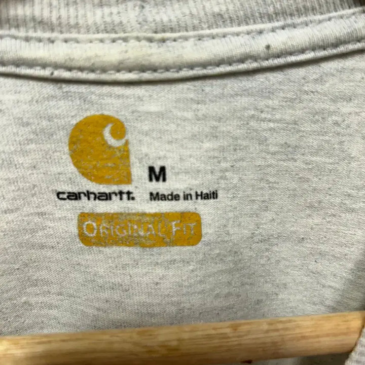 [BUNJANG] Carhartt Pocket T-shirt Light Gray M / 칼하트 포켓 반팔티 라이트그레이 M