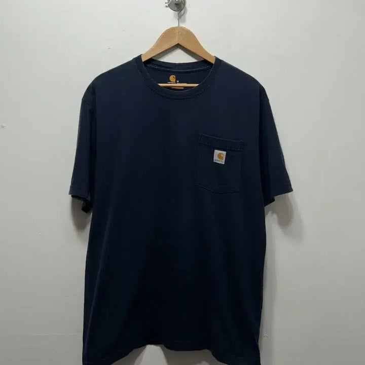 [BUNJANG] Carhartt Pocket T-shirt Navy M / 칼하트 포켓 반팔티 네이비 M