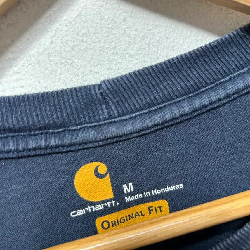 [BUNJANG] Carhartt Pocket T-shirt Navy M / 칼하트 포켓 반팔티 네이비 M